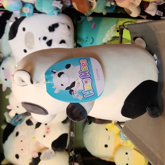 Squishmallow Connor the Cow Hugmees 12” NWT - Picture 2 of 3